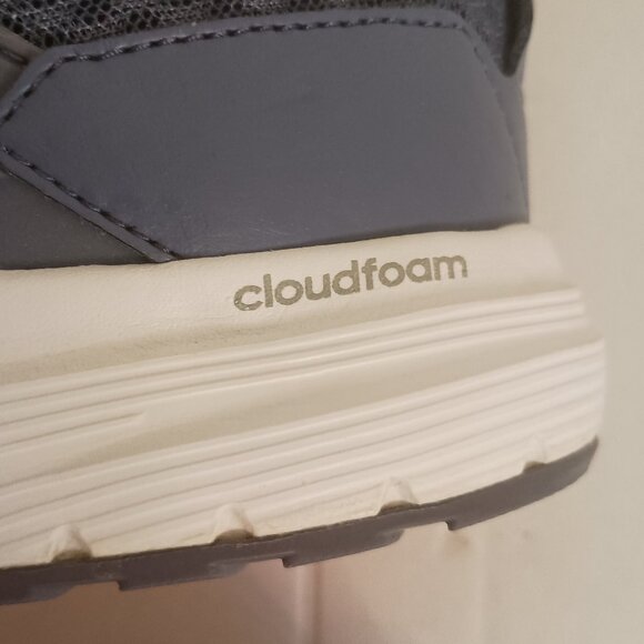 Adidas Galaxy Cloudfoam Running Sneakers Blue Orange Laces Women’s Size 6.5 EUC - Picture 9 of 16